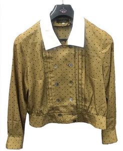 Polka Dot Shirt Blazer