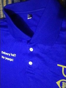 Porter Blue Polo Shirt-L