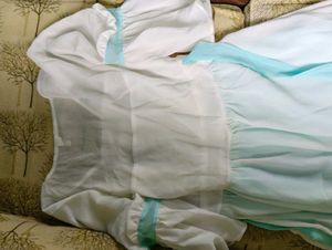 Chinese Summer Style Embroided Hanfu Dress