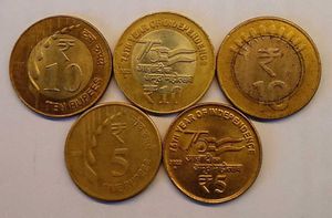 Collectible Indian Coins ₹5 &amp; ₹10