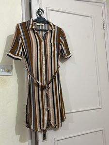 Peach Color Shirt dress