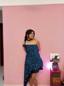 Handmade High Low Polka Dot Dress