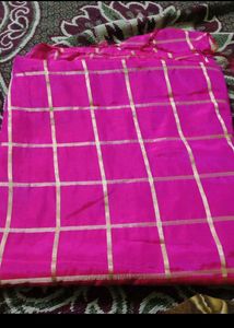 Without Blouse Pink Sare