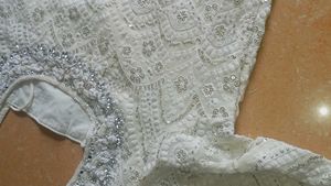 Beautiful Punjabi White Suit Heavy Embroidery