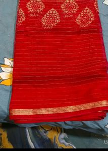 New Cotton Dual Color Saree