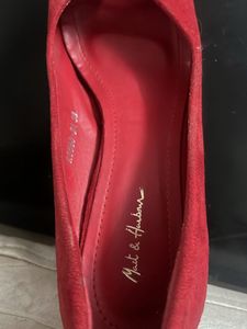 Suede Red Stilettos