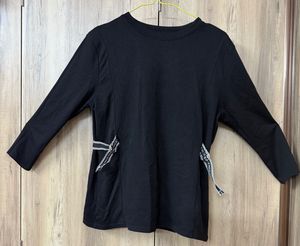 Stylish Black Long Sleeve Top