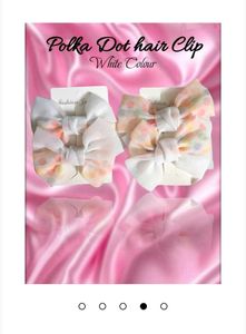 Polka Dot Hair Clips - (Set of 2)