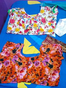 Set Of 7 Colorful Blouses
