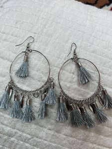 Grey Earrings