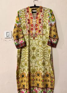 Satin Stitched Kurti
