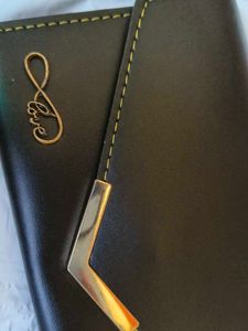 Personalized Black Leather Wallet