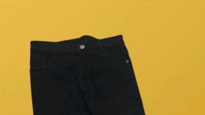 M@81 Size-28 Black Straight Leg Jeans
