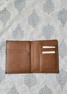 Tata International Brown Leather Wallet