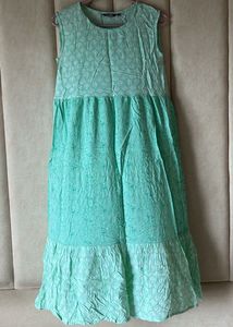 Sea Green Dress M Size