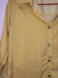 Striped Button-Down Shirt