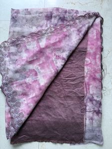 Onion Pink Unused Saree