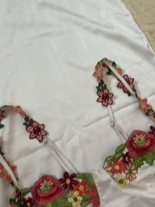 Floral Embroidered Mini Dress