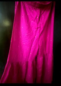 Pink Kurtha With Plazzo  Ethnic Wear
