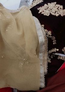 Maroon Embroidered Lehenga Choli