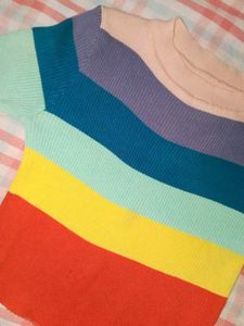 Striped Knit Top