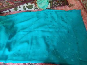 Blue Saree