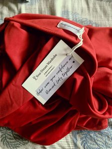 Red Off-Shoulder Maxi Dress from Diamond Lady