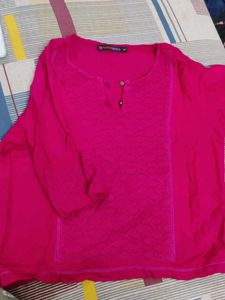 Fushion Beats Rose pink Short Tunic