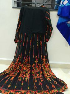 Women Georgette Kurta Dupatta Set