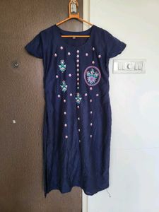 Beautiful Nevy Blue Kurti