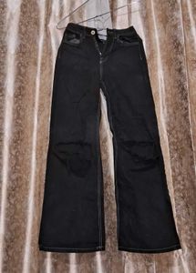 Black Wide Leg Jeans
