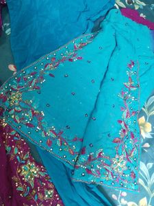 Purple Dress Material