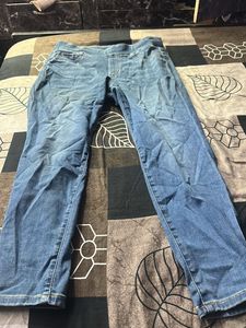 Pull-on Denim Pants