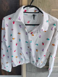 Cute Patterned Crop Top