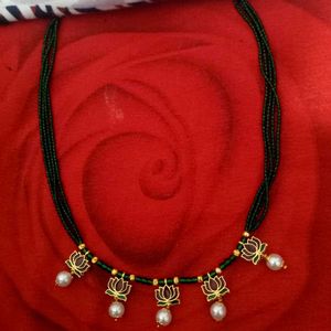 Lotus Pearl Necklace