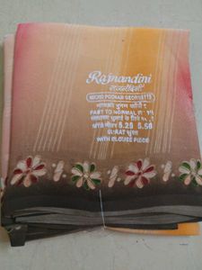 Floral Georgette Saree