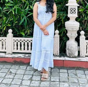 Pretty Beachy White Summer Dress