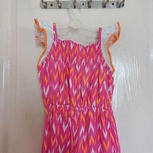 Masala Kid By NYC Ikat Jumpsuit For 5-8 Yrs Old