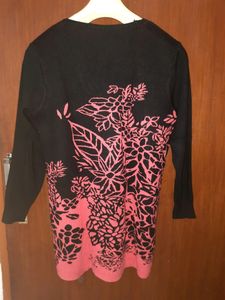 Woollen Printed Short Dress