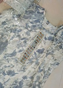 Beautiful kurti set .... bottom,kurti and duppata.
