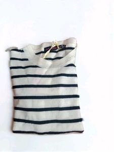 Striped Bell Sleeve Top