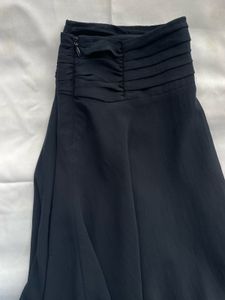 Navy Blue Midi Skirt