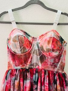 Jc Corset Floral Dress