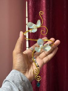 Floral Upper Arm Cuff Bracelet