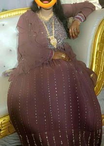 Boutique Design Heavy Mirror Work Lahenga Saree