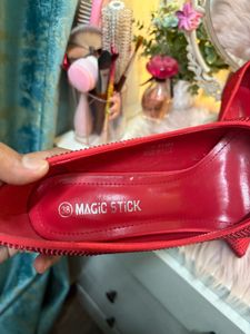 Red Embellished Heels