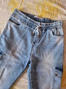Light Blue Cargo joggers