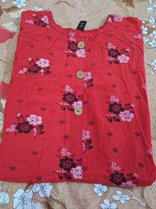 Beautiful Floral Printed Tunic Top