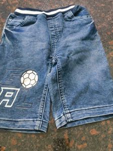Boy&#39;s &#39;Goal&#39; Denim Shorts