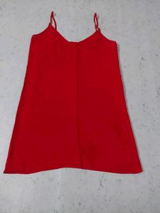 Red Slip Dress